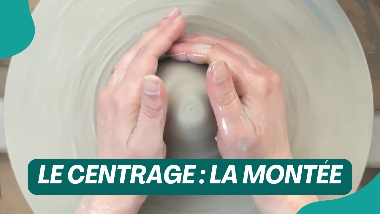 Tuto poterie débutant | Comment centrer la terre #30