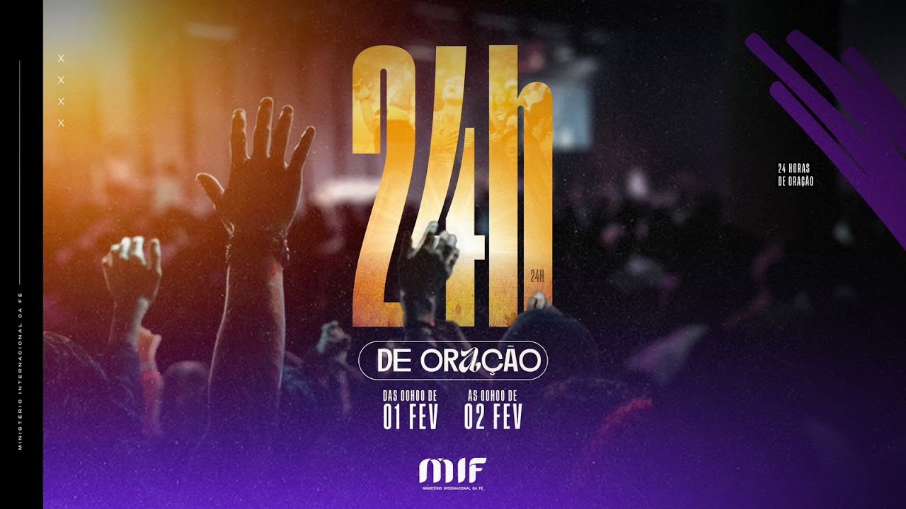 24  Horas de Oração | 01 Fev 2024 | com o Pastor Rosário Neto.