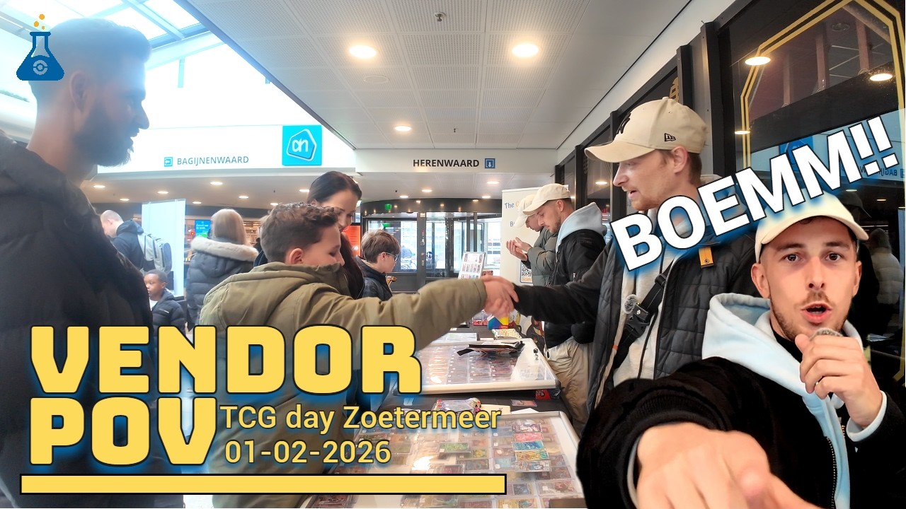 Vendor POV | TCG Day Zoetermeer | Veel leuke deals en kinderen helpen met hun pokemon verzameling!