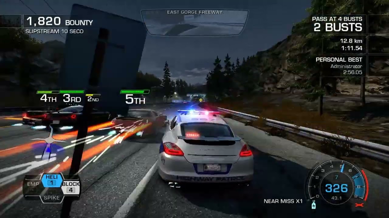 Need For Speed Hot Pursuit | Run to the Hills | Porsche Panamera Turbo Interceptor