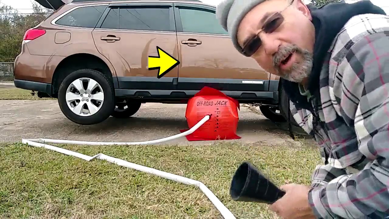 Happybuy Exhaust Air Jack 4 Ton 8800LBS Air Bag Lift Air Pressure Lift Pneumatic Jack Off-road