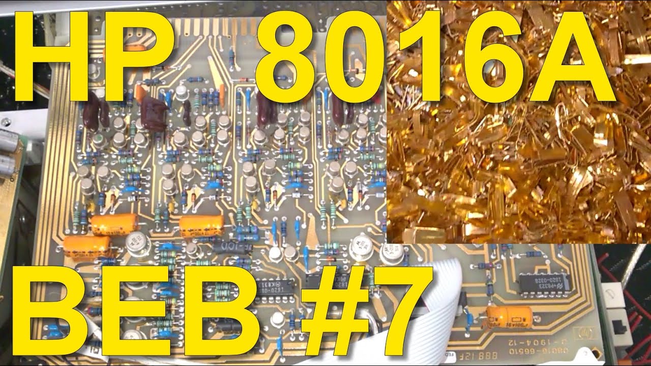 HP 8016A Word Generator Teardown, Scrapping for Gold, Beautiful-Electronics Blog #7
