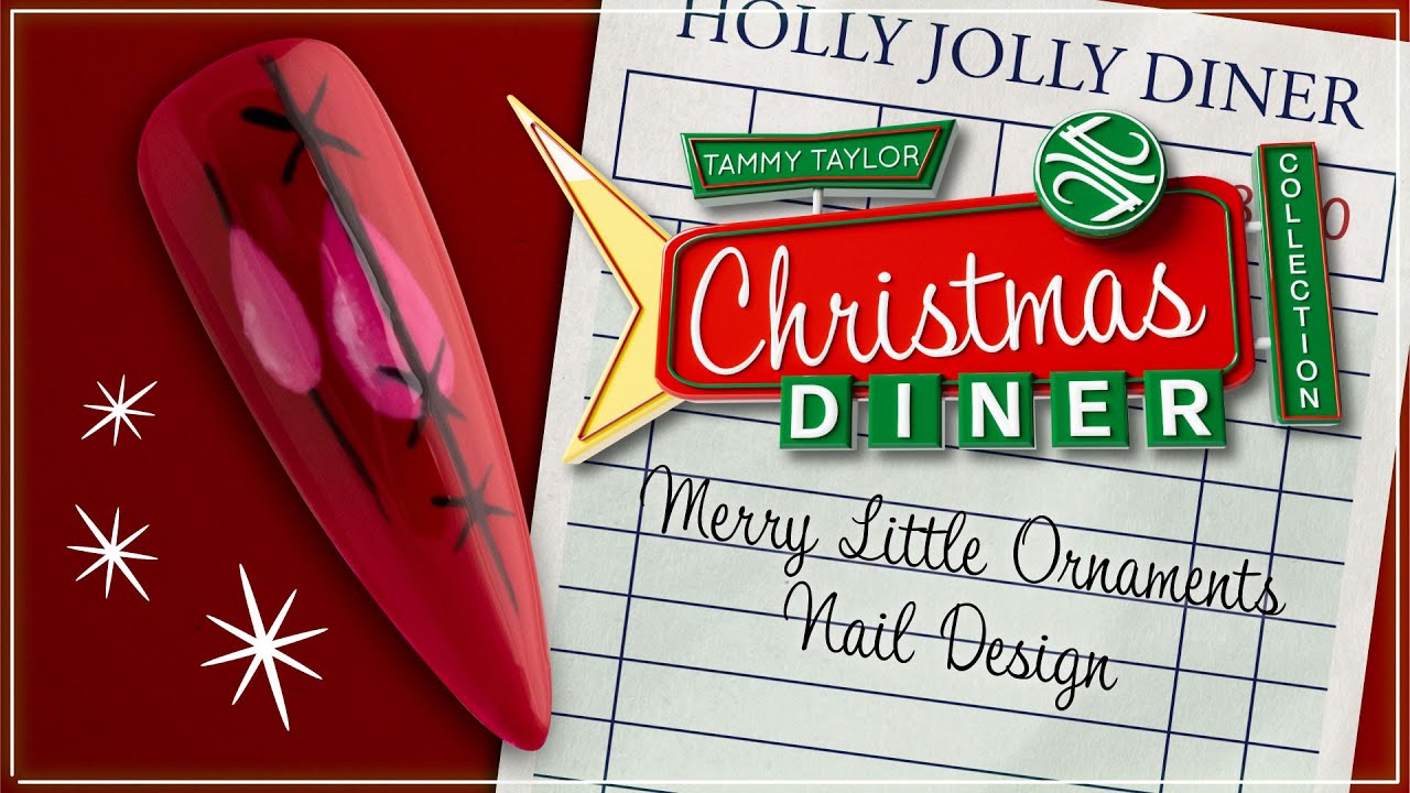 Tammy Taylor | Merry Little Ornaments | Nail Design