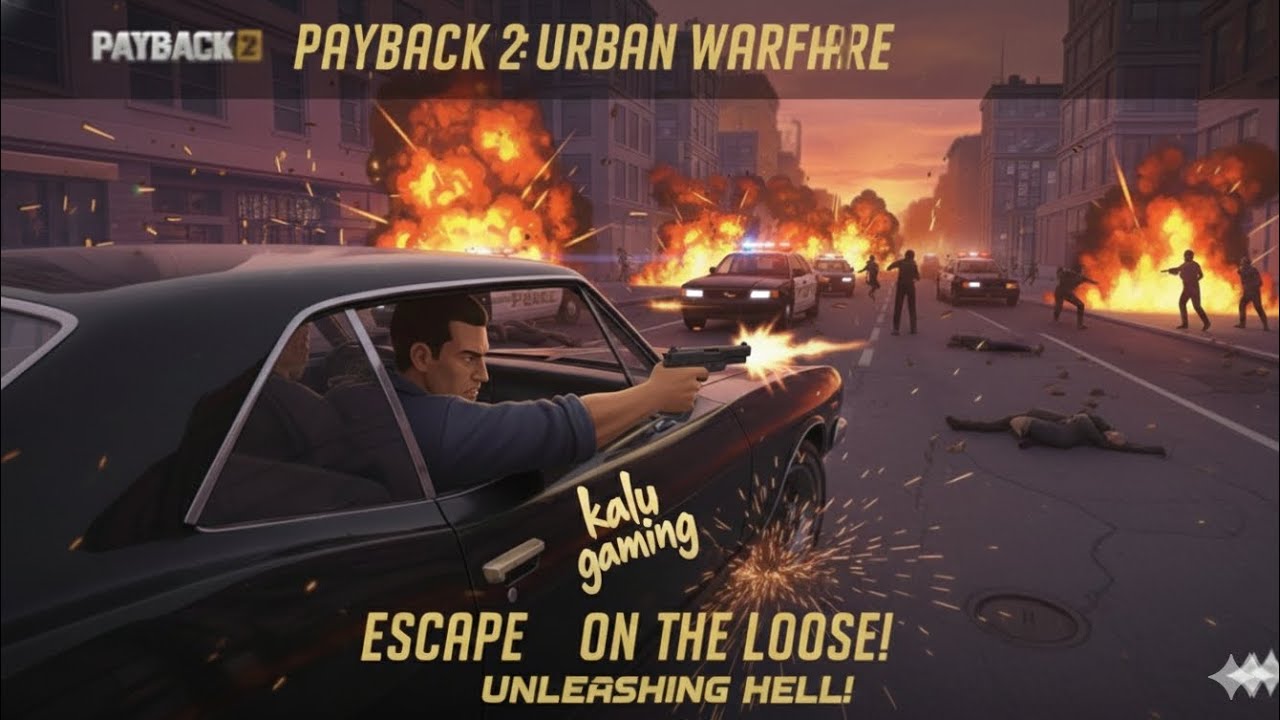 Payback 2 Urban Warfare 🔥 City Mein Full Gang War | Kalu Gaming