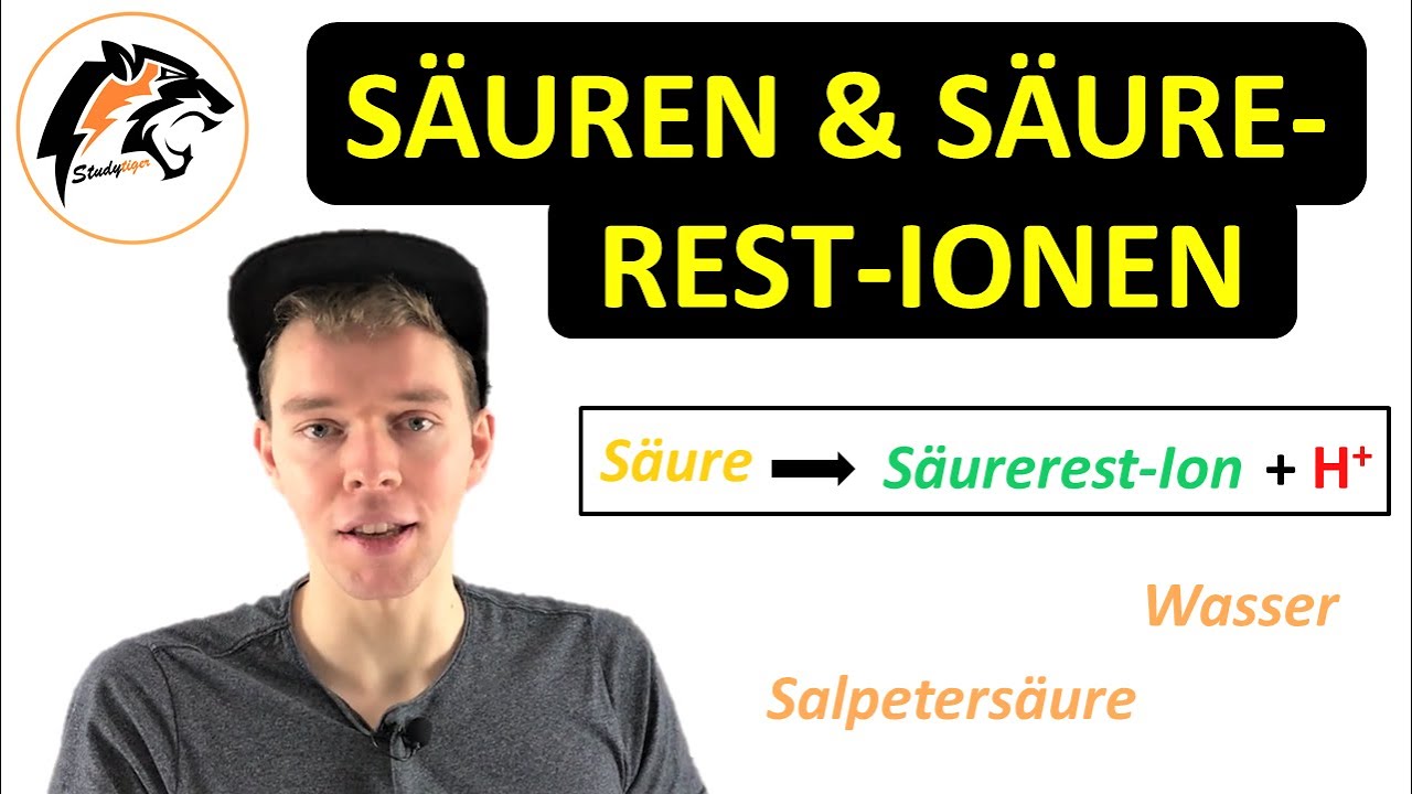 Wichtige S&auml;uren & S&auml;urerest-Ionen | Chemie Tutorial