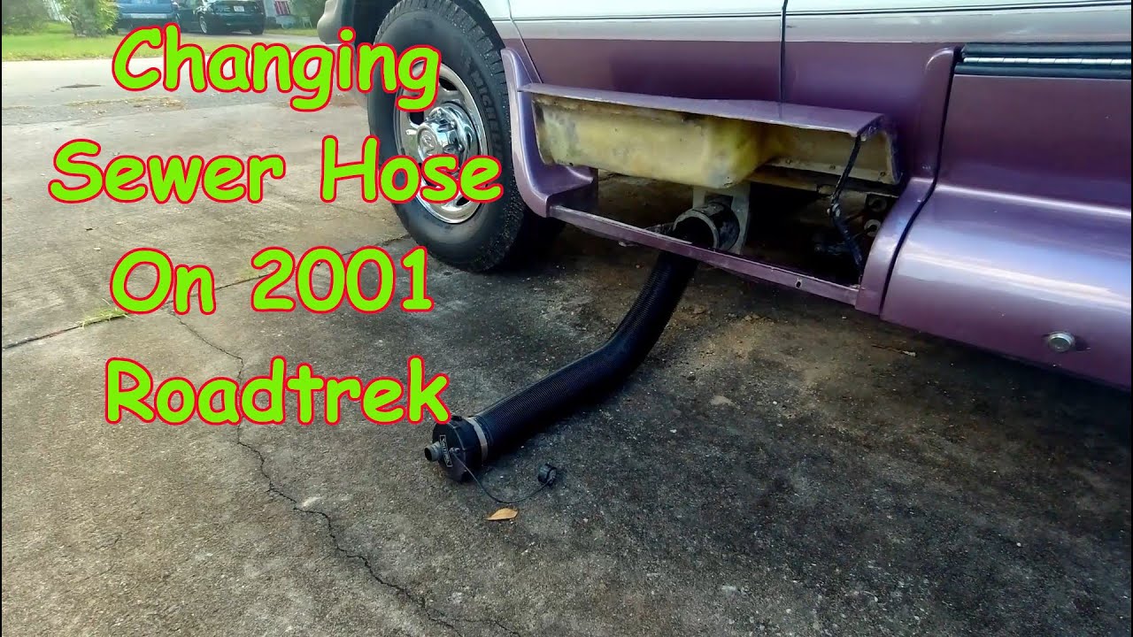 Changing Sewer Hose On 2001 Roadtrek