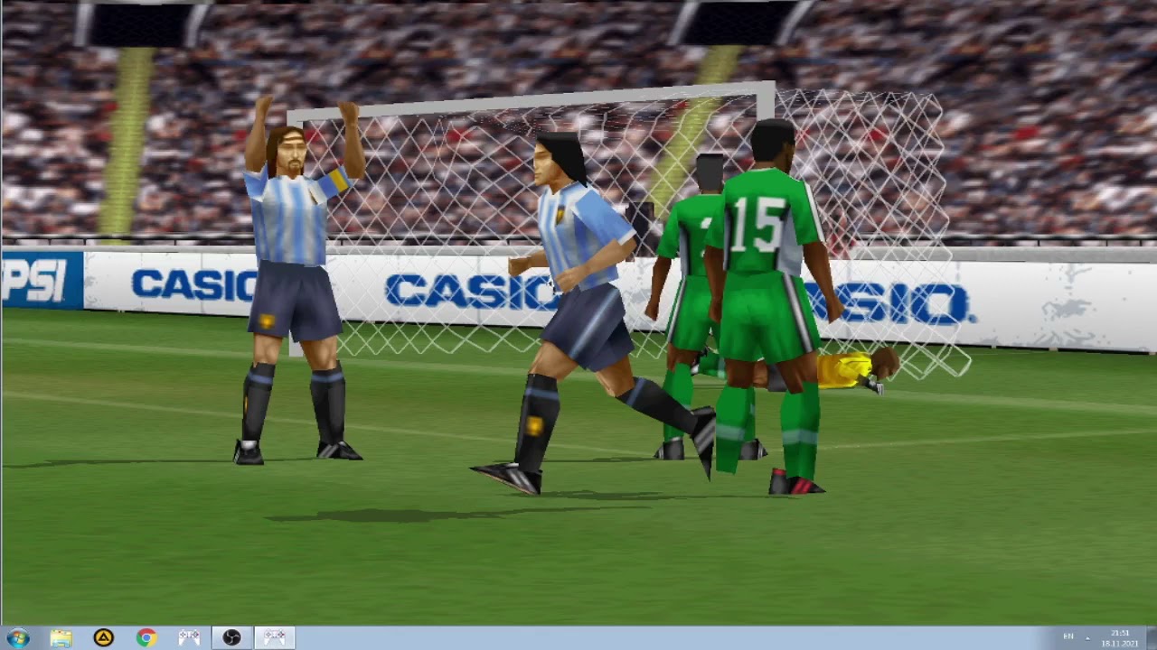 ISS PRO EVOLUTION 2 PS 1 (ARGENTINA-NIGERIA)