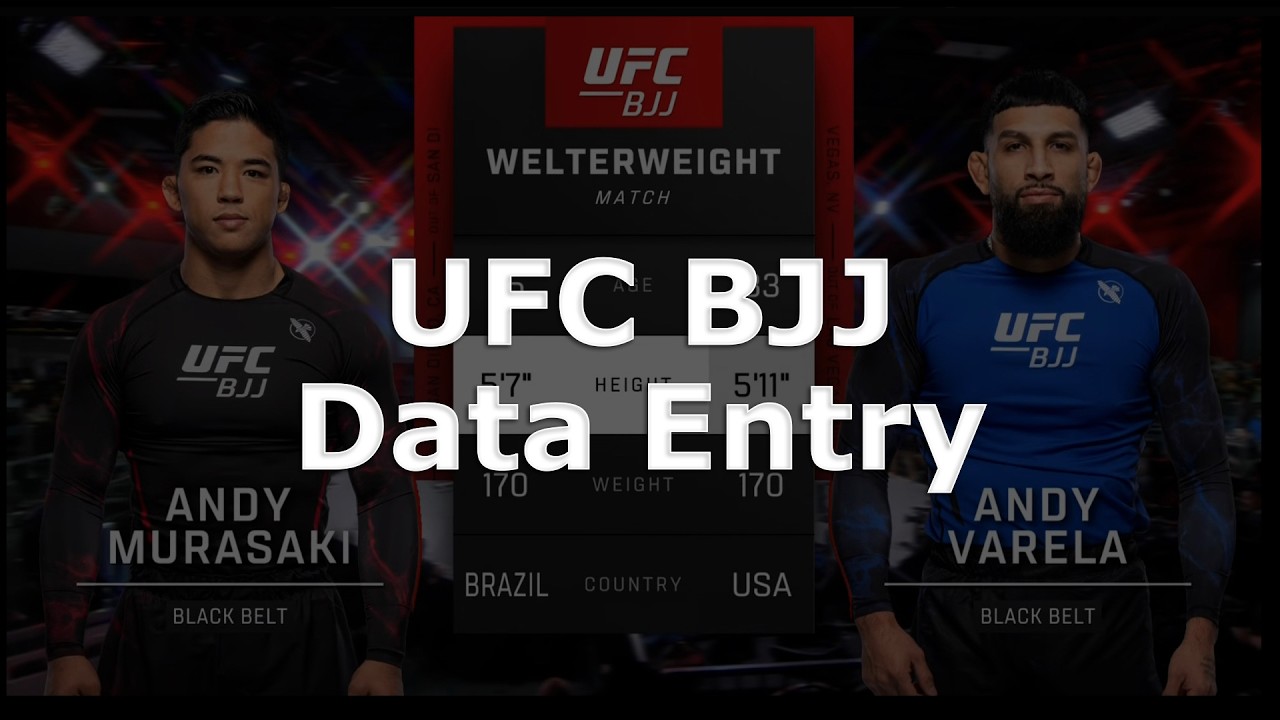 UFC BJJ Data Entry