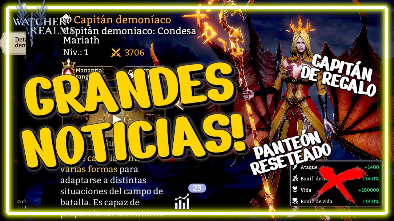 Buenas Noticias Para CvC! Regalarán Un Capitán y Mucho Más!!! #WoR en Español
