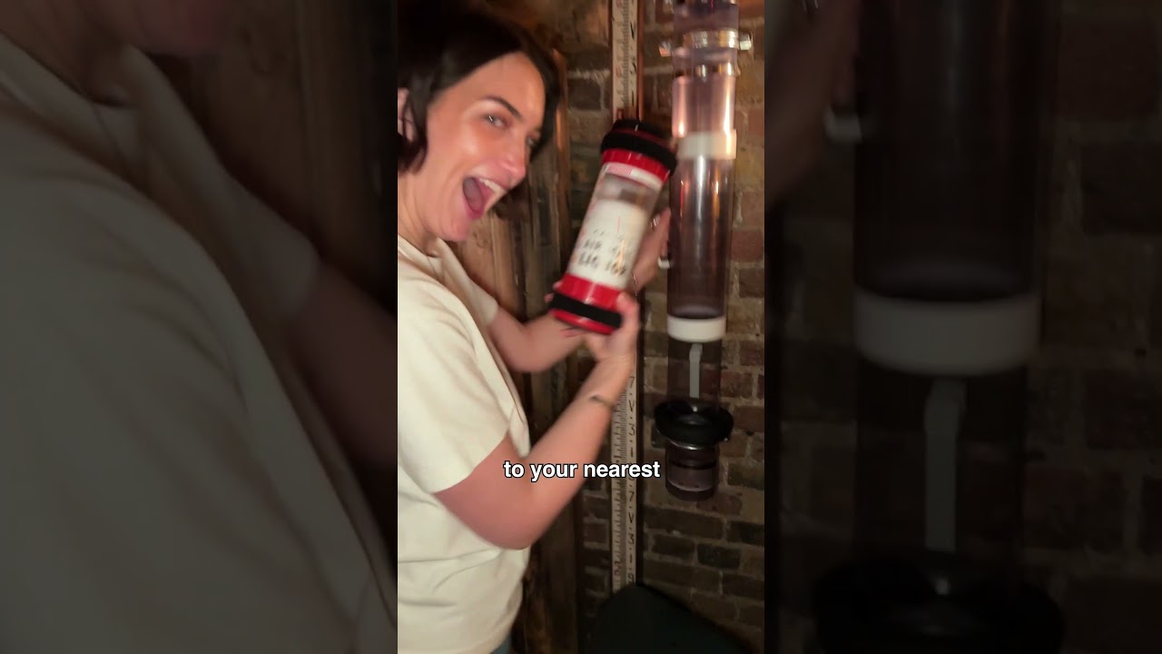 London's 1940s post office themed bar with flying cocktails
