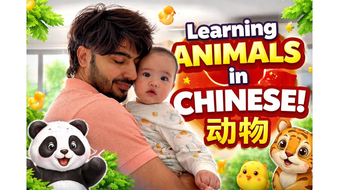 Learning Animal Names in Chinese With My Daughter | Indian Dad Learns Mandarin 🇨🇳| Family Vlog NZ 🇳🇿