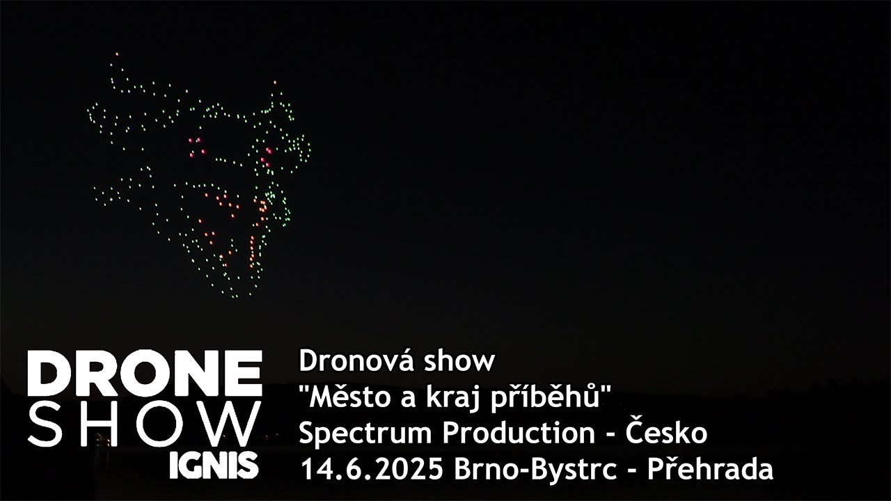 DRONE SHOW 2025 - Město a kraj příběhů - 4K