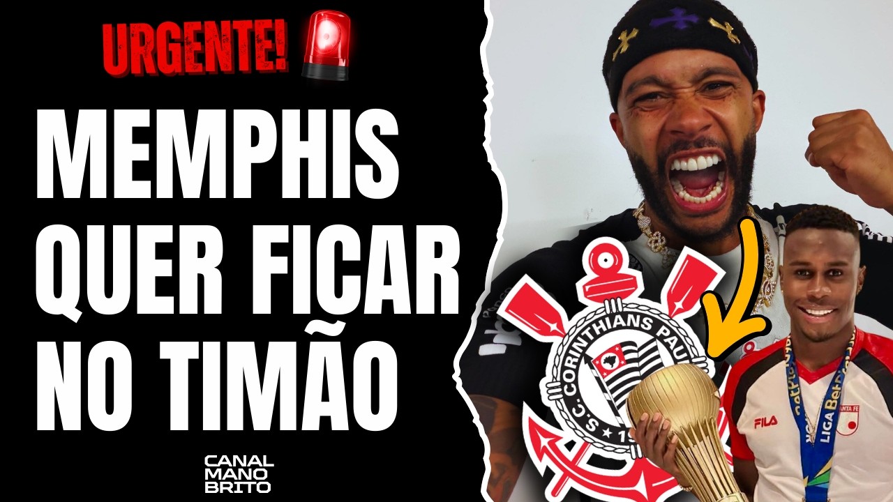 VAI FICAR? MEMPHIS QUER CONVERSAR PRA RENOVAR COM O CORINTHIANS! ZAGUEIRO COLOMBIANO FOI OFERECIDO