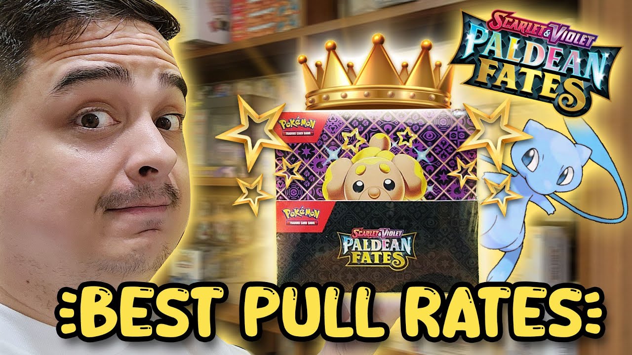Pokemon 3-pack Blister, Paldean Fates Best Pull Rate!?!?