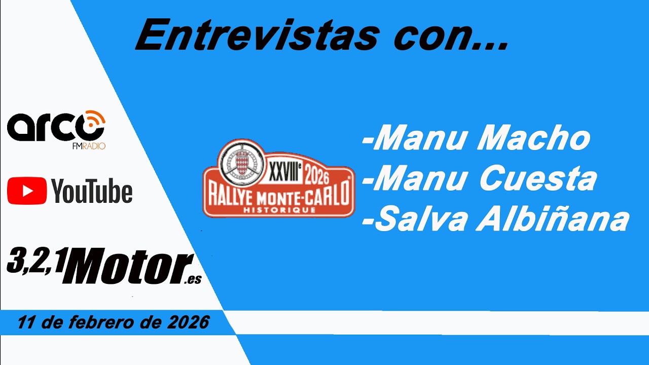 321 Motor, especial Rallye Montecarlo Histórico