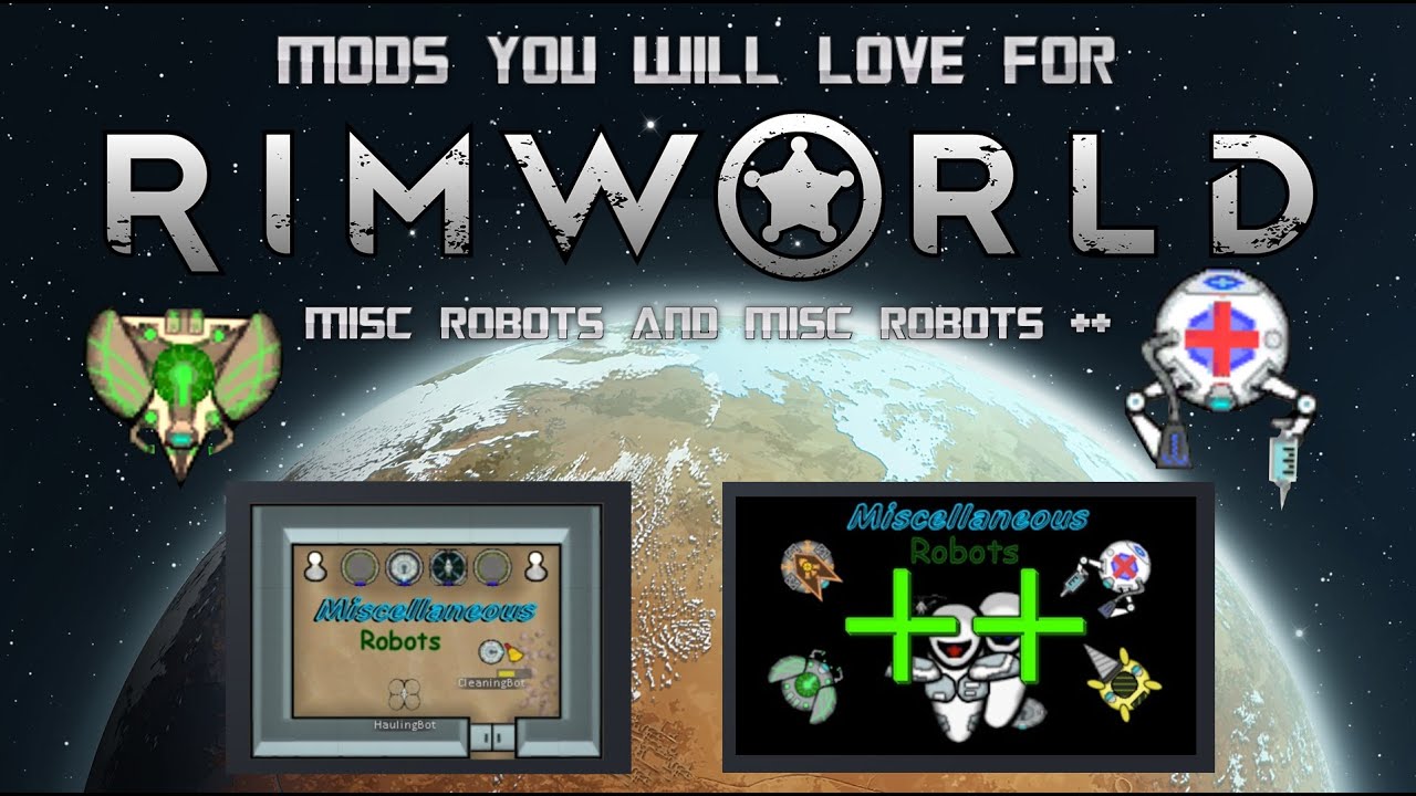 Моды Rimworld, которые вам понравятся &mdash; Разные роботы и Разные роботы ++
