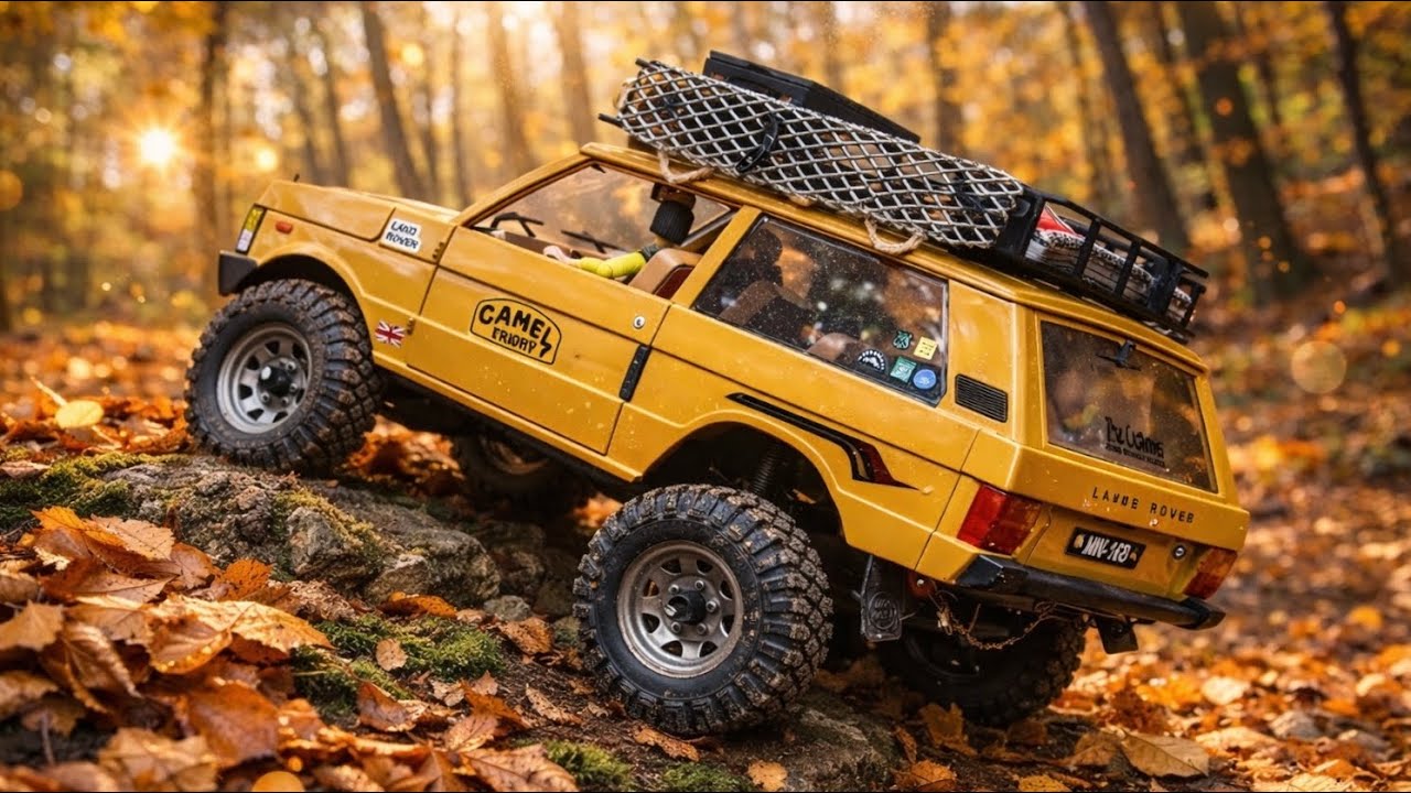 Kleine Wald Ausfahrt mit dem 1/12 China Crawler #MN168 im 1970 er Jeep Cherokee #CAMEL Scale Style