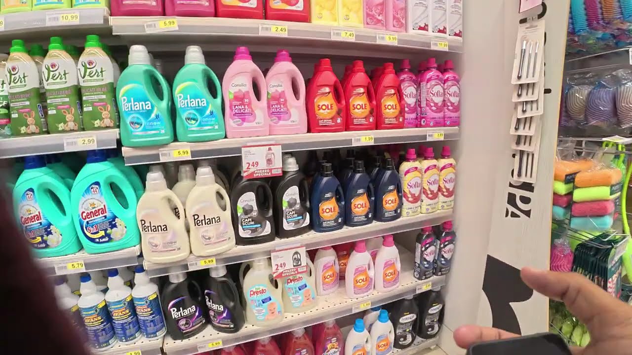 Supermarket ඒකට යමු.#italy #vlog #shopping