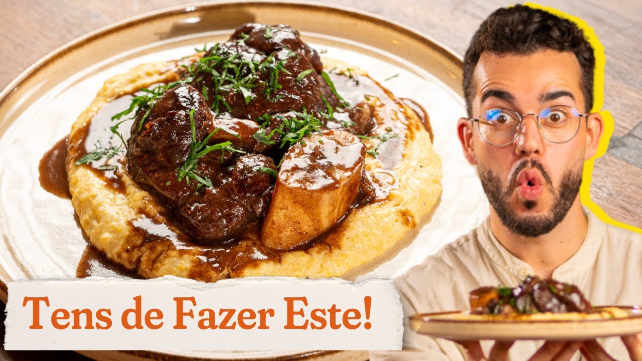 Ossobuco com Polenta Cremosa!