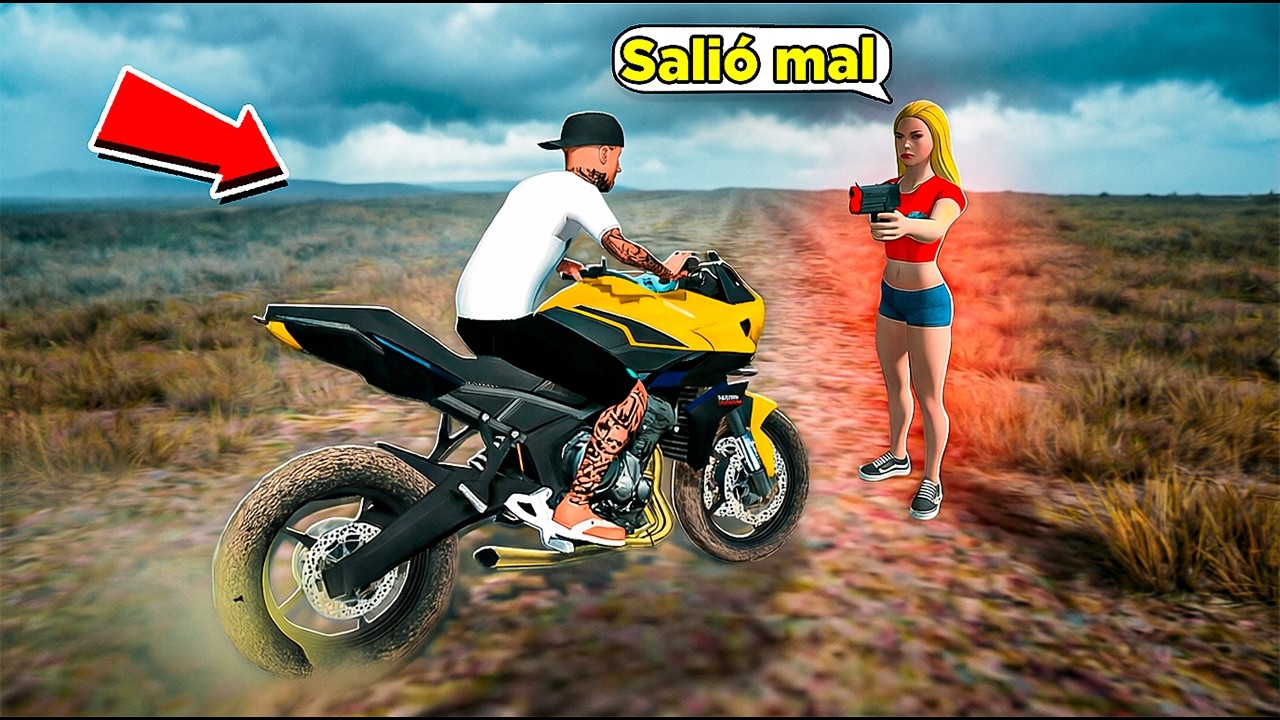 UNA CHICA RUBIA ME METIÓ EN UN PROBLEMA 😨 | Moto Wheelie 3D