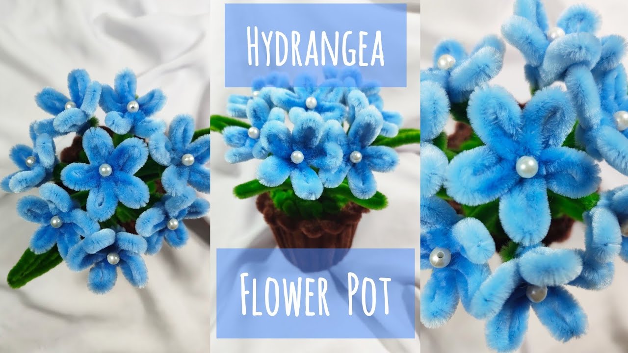 DIY | Pipe Cleaner Flower | Pipe Cleaner Flower Pot Tutorial