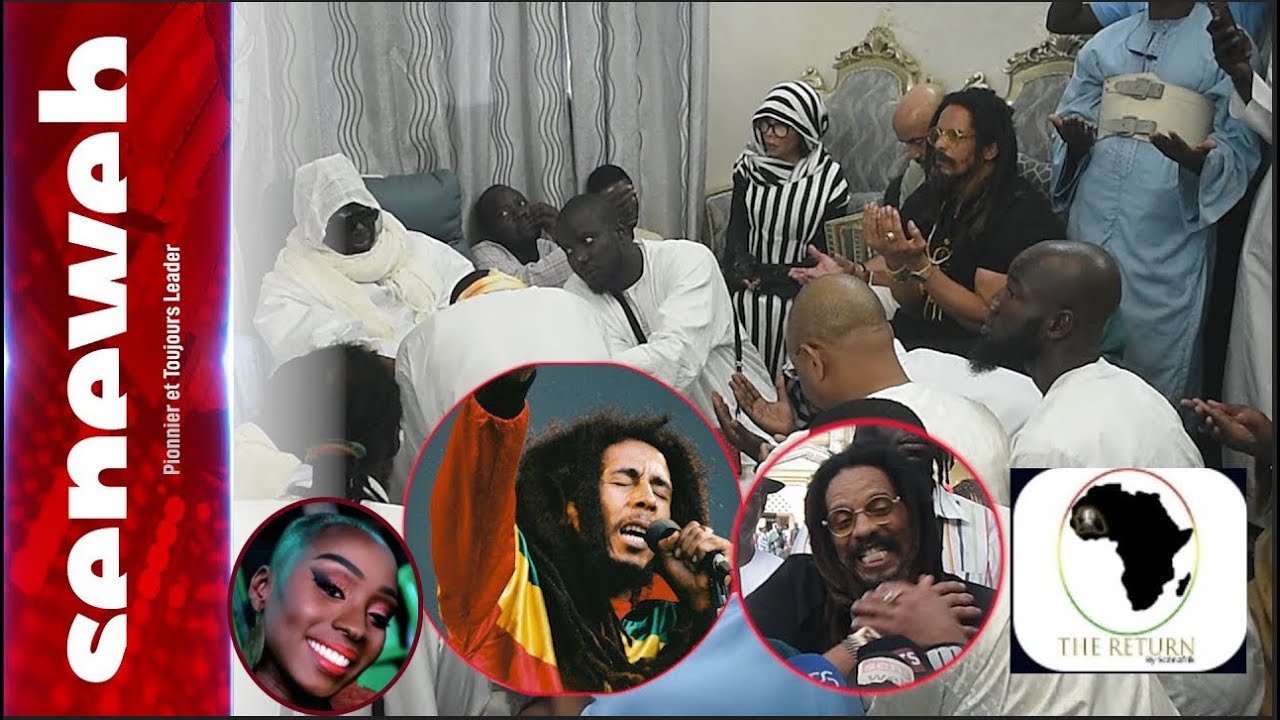 The Return 2025:  La famille de Bob Marley et Coach Rama Ata Gaye reçue par le  Khalife