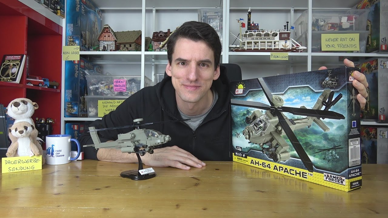 Ein schöner Heli, aber fragil und sehr teuer: Cobi® Boeing AH-64 Apache