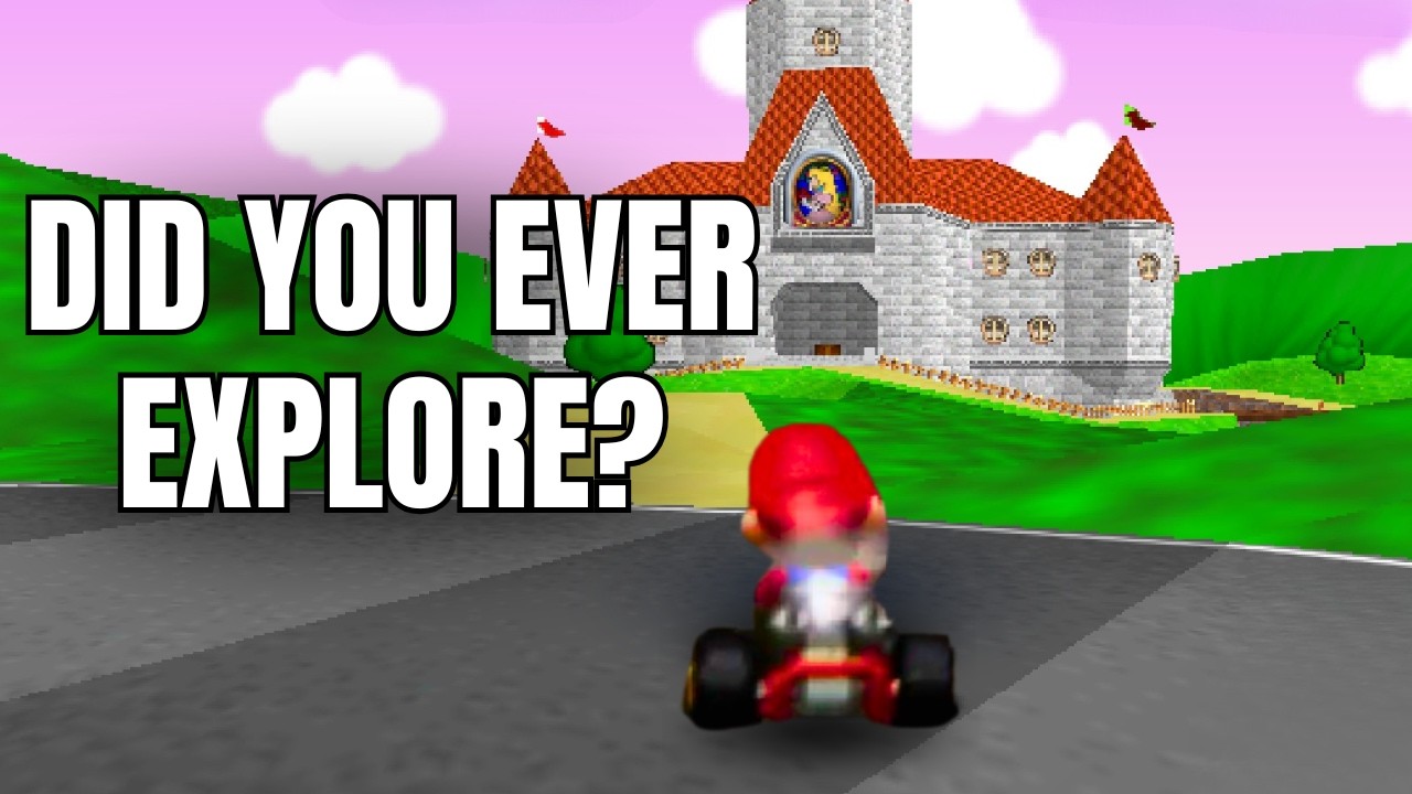Вы когда-нибудь переставали участвовать в гонках и просто исследовали Mario Kart 64?