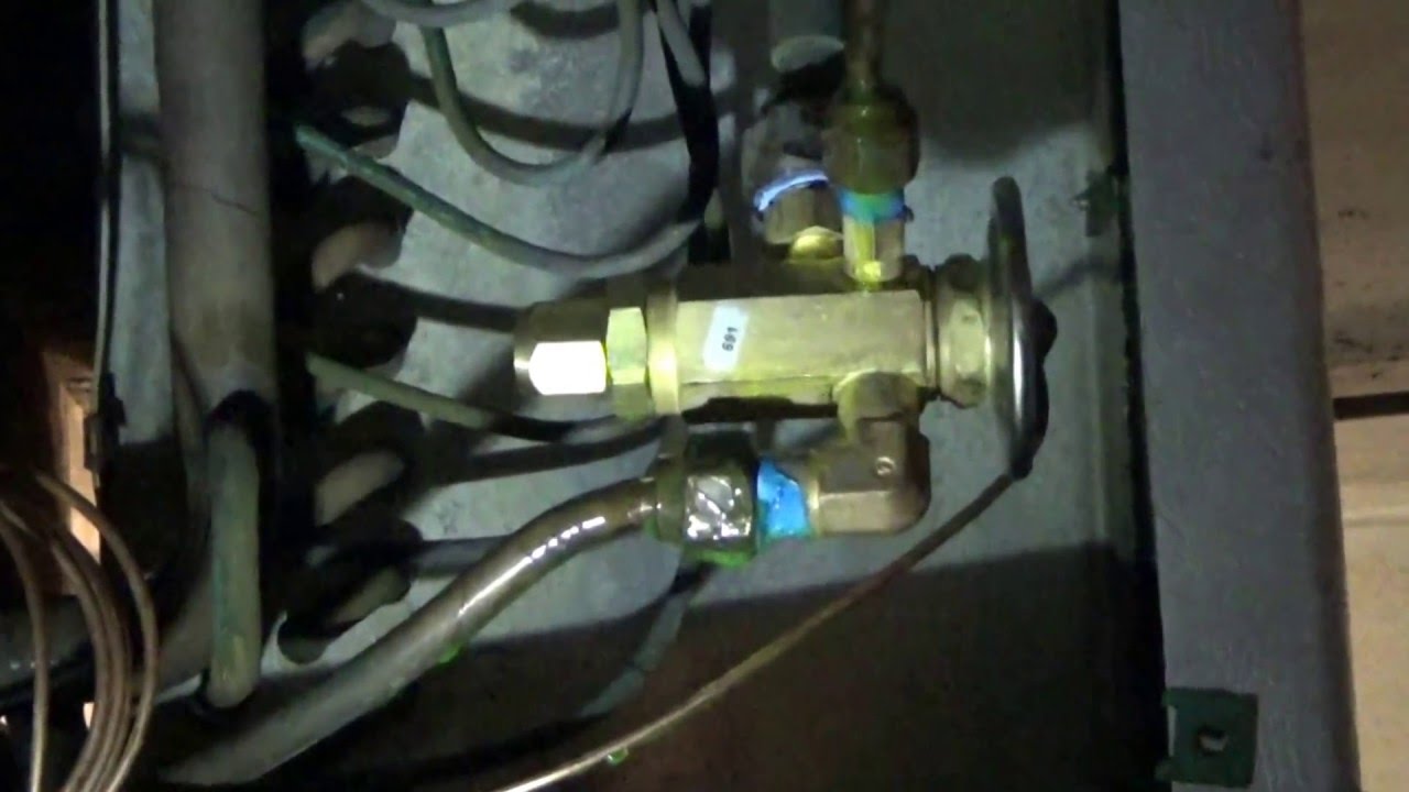 Expansion valve replace and adjust