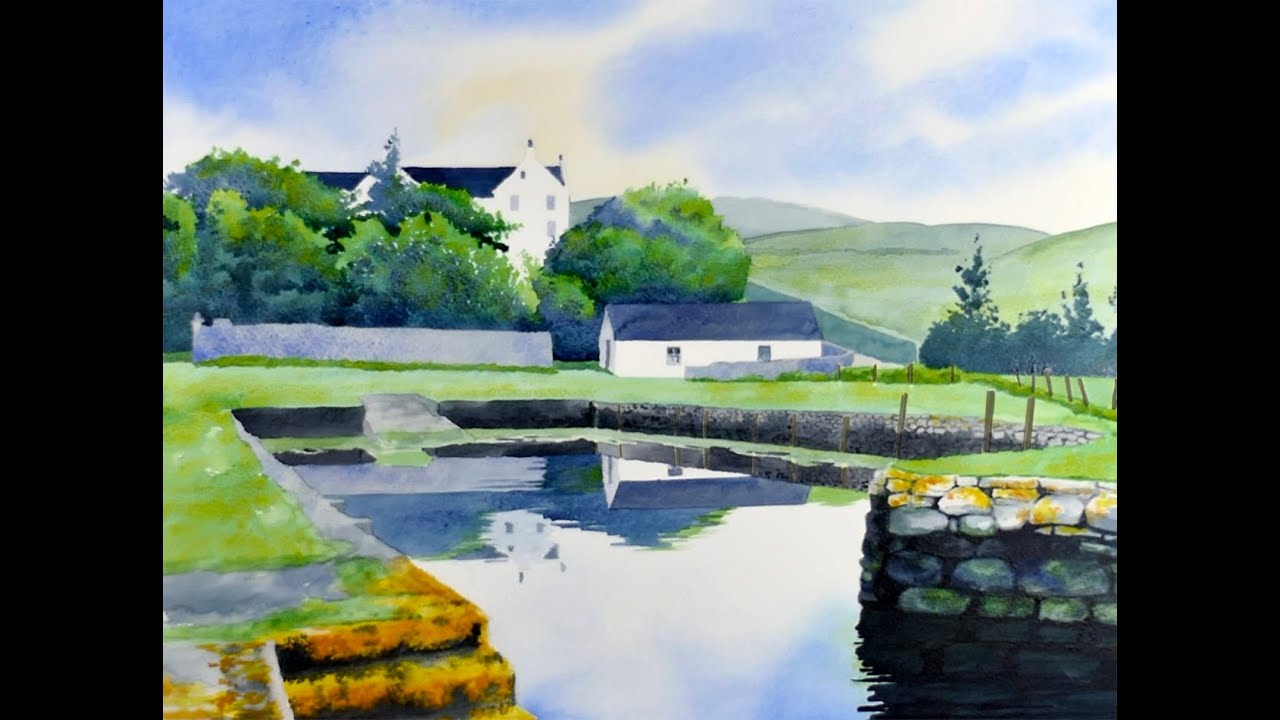 Serene Splendor: How to Capture the Essence of a Shetland Retreat in #watercolour