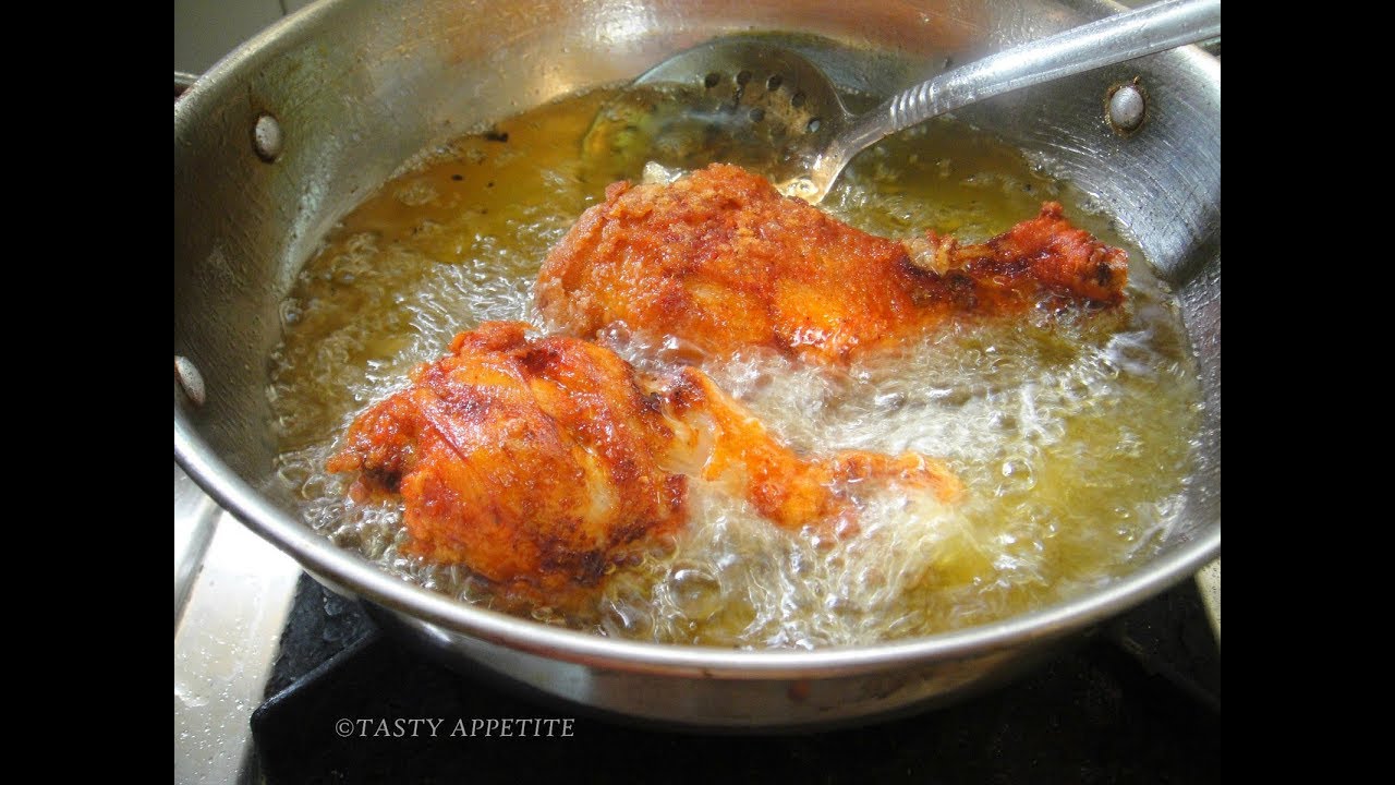 RESTAURANT STYLE MASALA CHICKEN LEG JOINT DEEP FRY IN OIL / how to make chicken masala joint fry