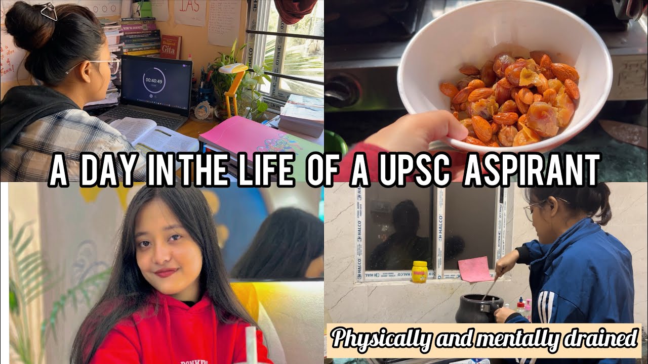 A gloomy day in the life of UPSC ASPIRANT| Mentally and physically drained? STUDY VLOG| prelims 2024