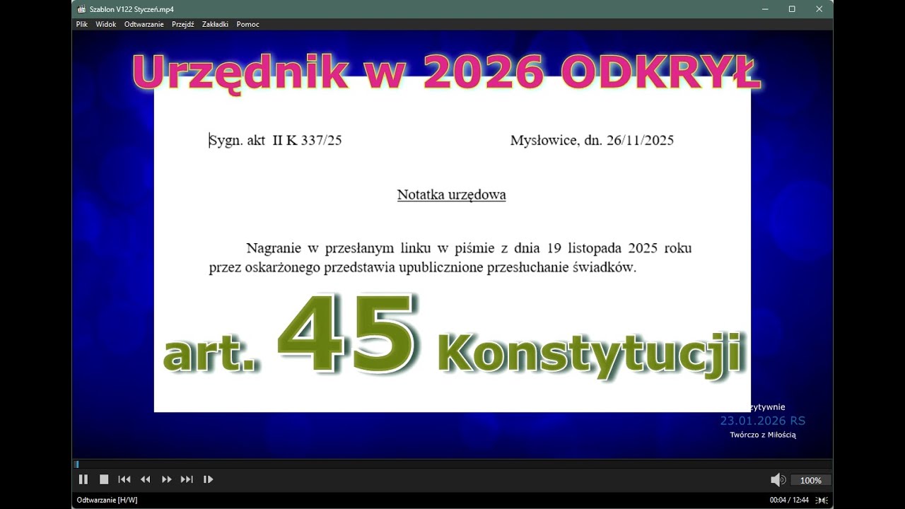ANIA, nie AGATA prokurator, ale Mysłowice, czyli badanie akt IIK 337/25