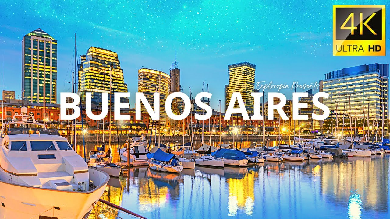 Buenos Aires, Argentina 🇦🇷 in 4K ULTRA HD 60FPS Video by Drone