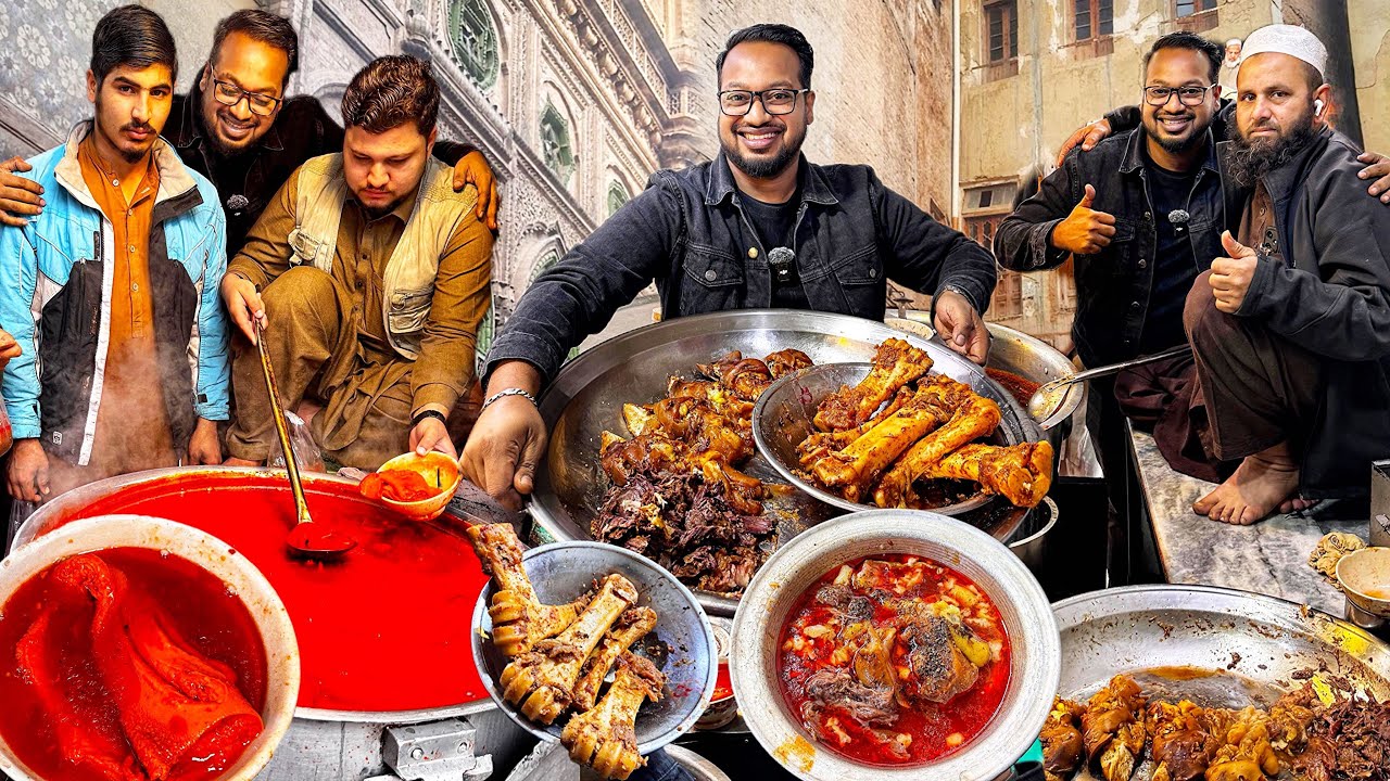 Extreme Siri Paya of Peshawar 🔥 ১৩ ঘন্টায় রান্না হয় সুস্বাদু এই সিরি পায়া বা নিহারী 🇵🇰