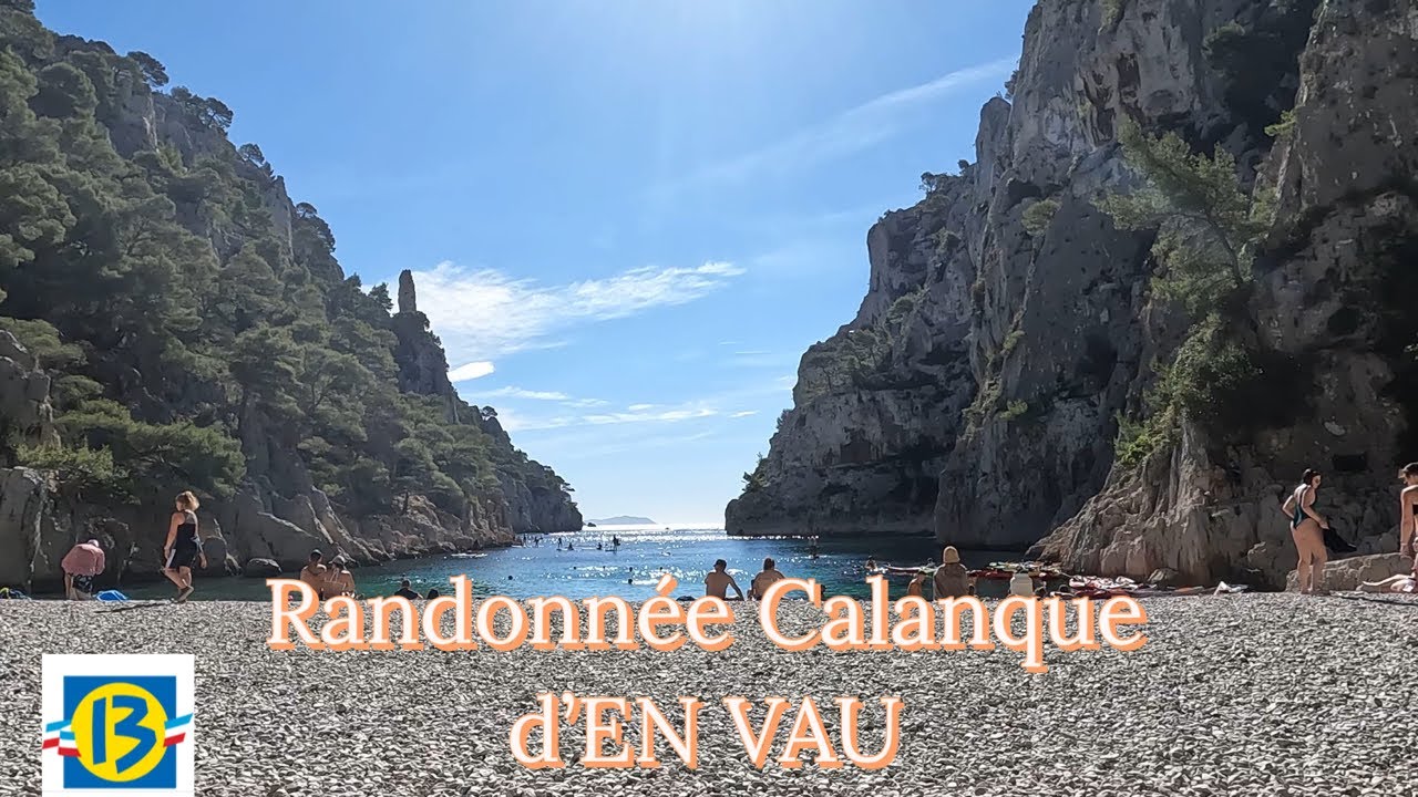 Randonnée Calanques Cassis-Marseille. Plage d’EN VAU