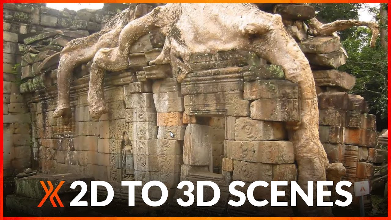 Convert 2D photos into 3D scenes in HitFilm