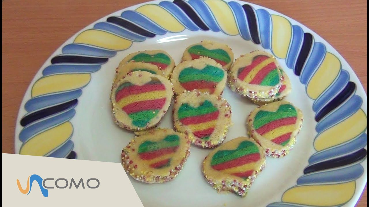 Postre para San Valentin - Bizcocho con forma de corazon