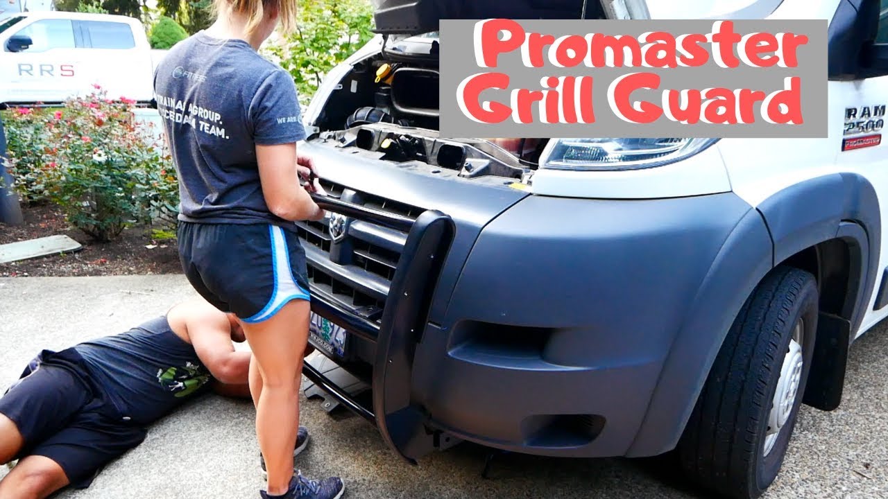 DIY Van Conversion Ep. 4 : Ram Promaster TAC Grill Guard Installation