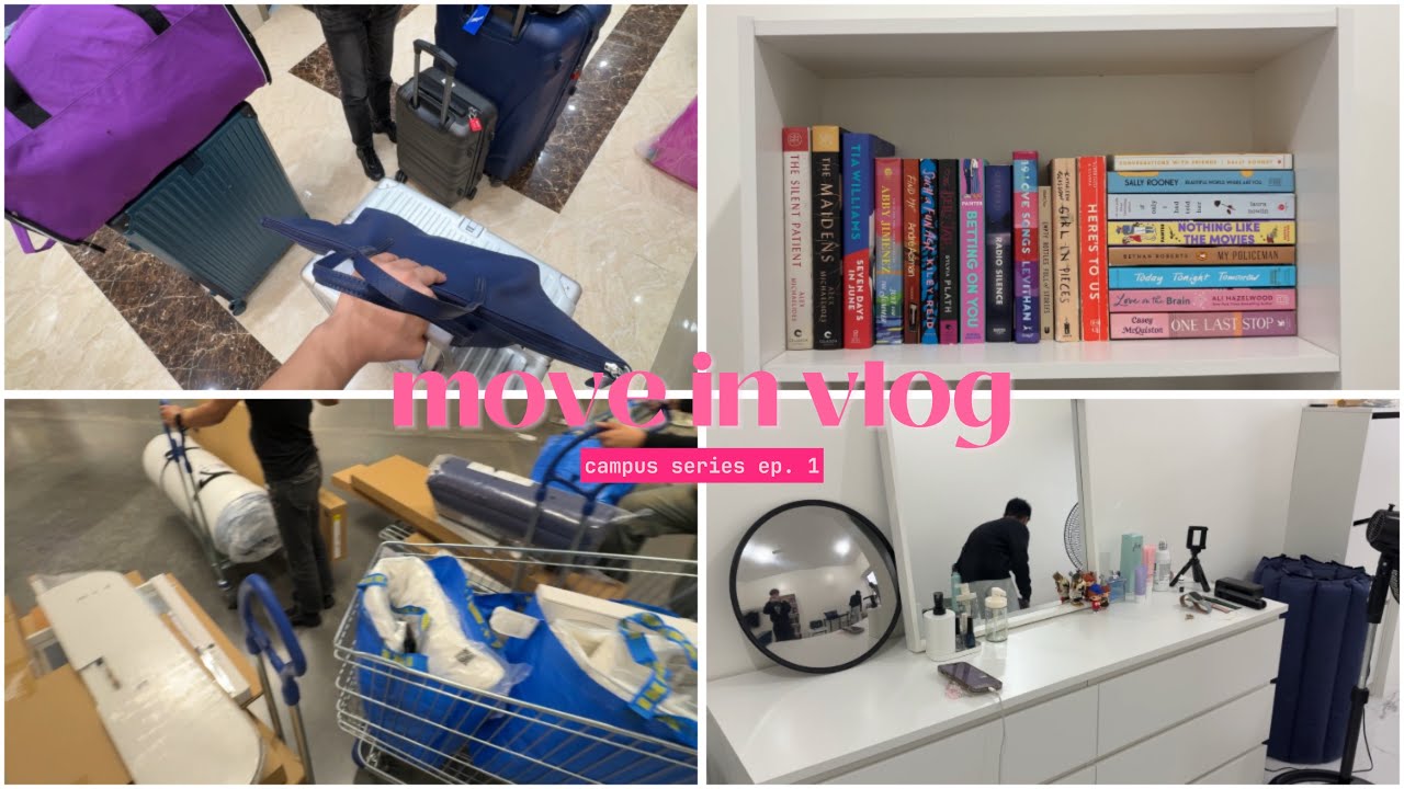 move in vlog ￼|| campus series ep. 1