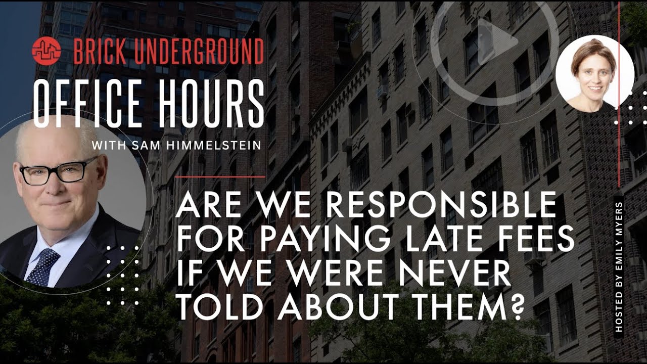 Fees for late rent payments in NYC