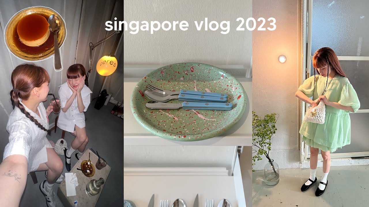 Singapore Vlog: shopping, Singapore outfits, food & cafe (BEST aesthetic places to visit) | Q2HAN
