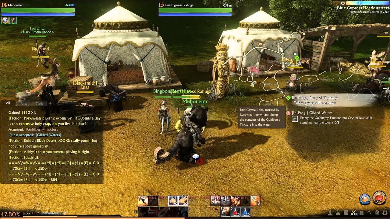 Archeage Walkthrough 2-2 Firran Stonearrow in Tigerspine Mountains Gnawbones Cave