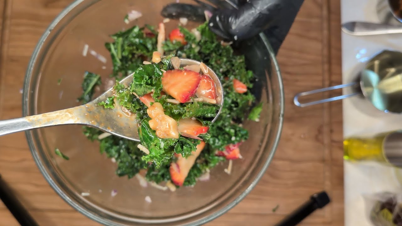 The Secret to the Best Kale Salad You’ve Ever Tasted! | Honey Balsamic