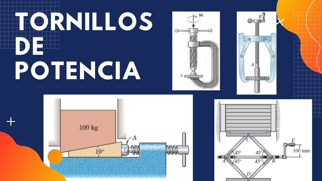 Tornillos de potencia - Ejercicios Resueltos