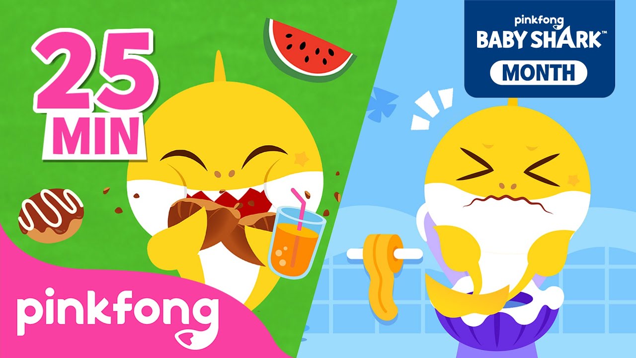Giornata a Casa di Bimbo Squaloㅣ+Compilation｜Pinkfong! Canzoni per Bambini