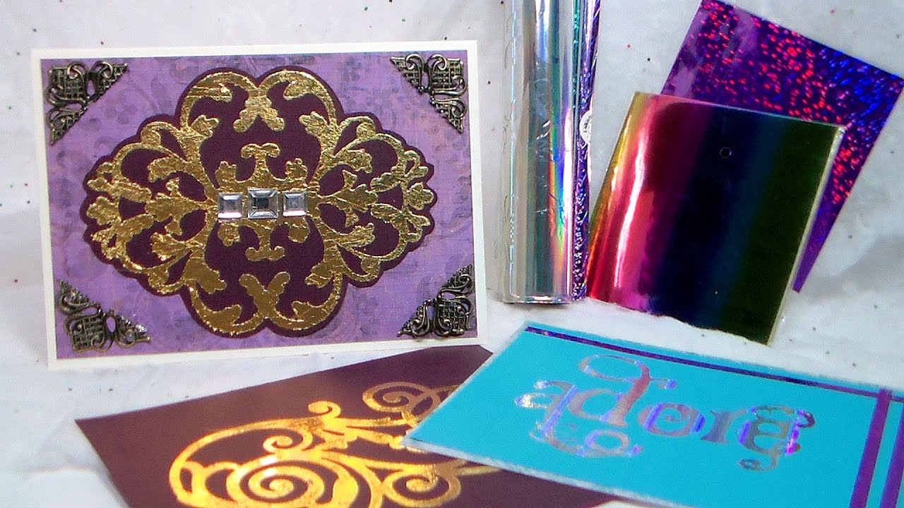 Frugal Foiling! FOIL without a laminator & toner printer!