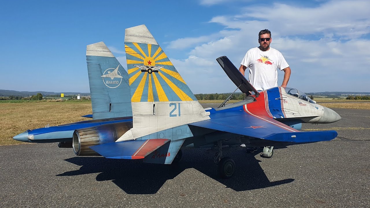 XXXL RC SUKHOI Su-27 UB - MAIDEN FLIGHT