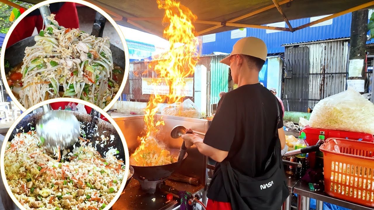 Check out this delicious Myanmar stir-fried street food:Street Food from Myanmar You Must Try!