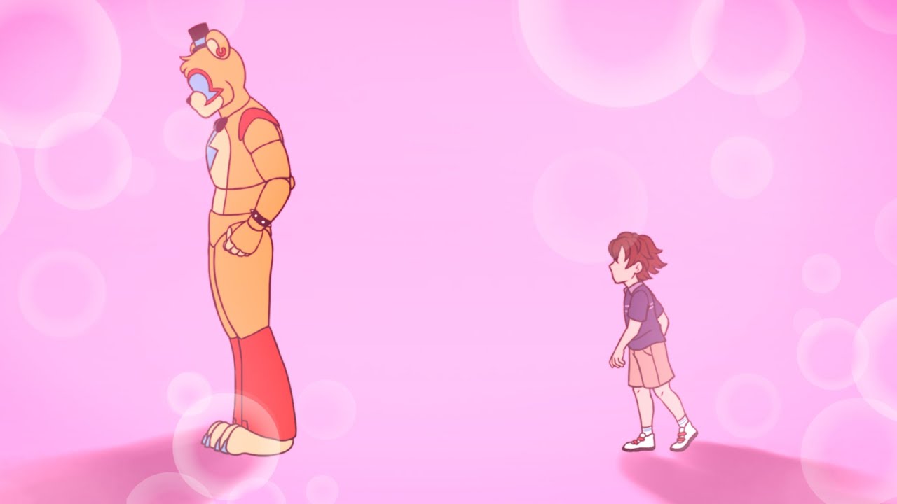 -Freddy and Gregory being dramatic...but in japanese- FNAF SB animation